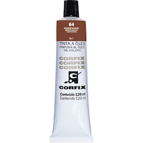 Tinta Óleo Corfix 120ml Cor Marrom Van Dick 64