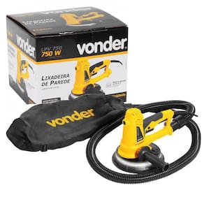 Lixadeira de Parede Vonder LPV 750 Amarela 750W 127V com Led