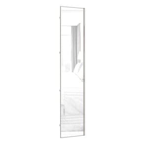 Porta para Closet com Espelho Individual 50cm com Puxador Perfil Champagne Luciane Móveis