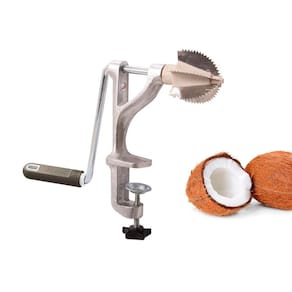 Ralador de coco manual alumínio lâminas inox raspador cocada ralar coco AND