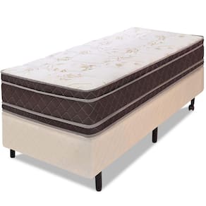 Cama Box Colchão Solteirão 100% Espuma Dupla Face Antialérgico 97x203x56cm - BF Colchões