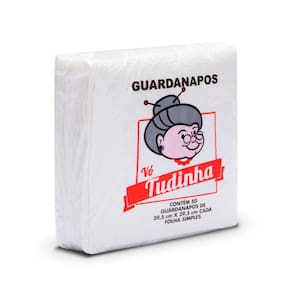 Guardanapo 29,5x29,5cm folha simples Vó tudinha c/1.200 folhas