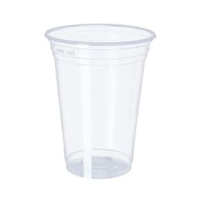 Copo de 400ml PP Transparente Liso Ultra Copos Replast com 1.000 unidades