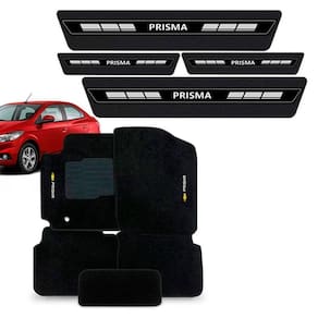 Tapete Carpete Bordado + Soleira GM Prisma 2013 a 2022
