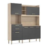 Kit Cozinha Select com 6 Portas e 2 Gavetas Demóbile