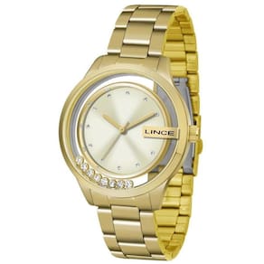 Relógio Lince Feminino Dourado Lrg4562l C1kx