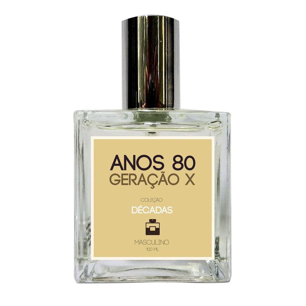 Perfume Masculino Anos 80 - Geração X 100ml - Coleção Décadas