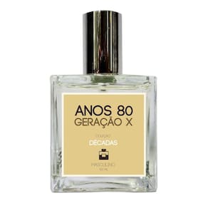 Perfume Masculino Anos 80 - Geração X 100ml - Coleção Décadas