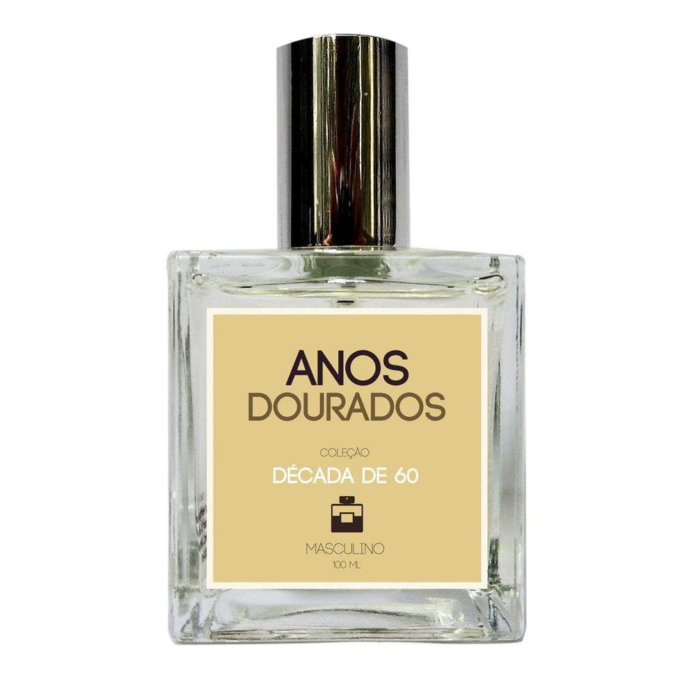 Perfume Masculino Anos Dourados - Década de 60 100ml - Coleção Décadas
