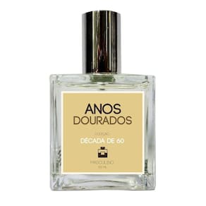 Perfume Masculino Anos Dourados - Década de 60 100ml - Coleção Décadas