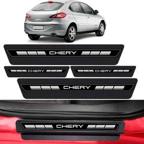 Kit Soleira Porta Top Premium Chery Cielo Todos anos