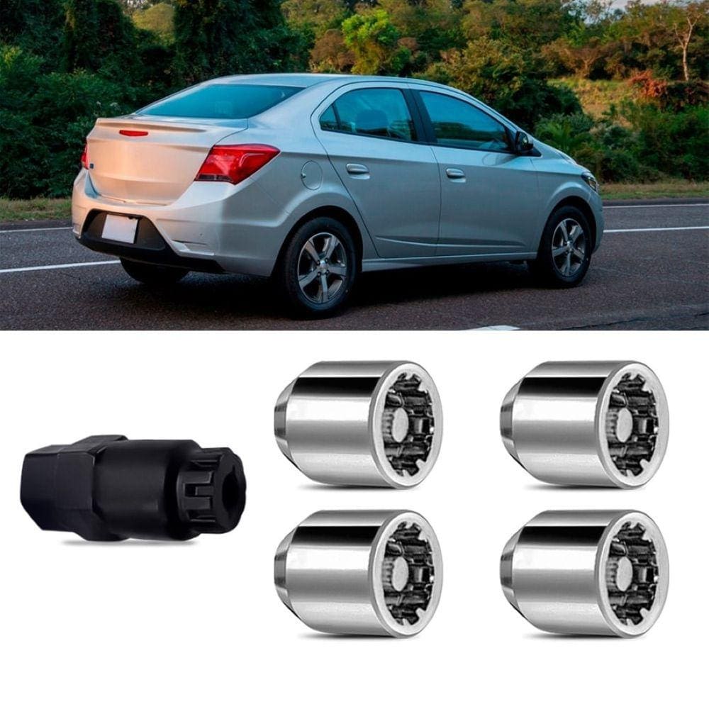 Porca Antifurto Roubo Rodas Carros GM