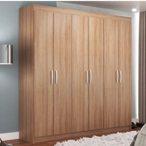 Guarda Roupa 6 Portas 2 Gavetas Internas Montreal Yescasa Demolição