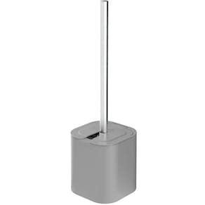Suporte Escova Sanitária com Tampa para Banheiro Lavabo Polipropileno Dual OU
