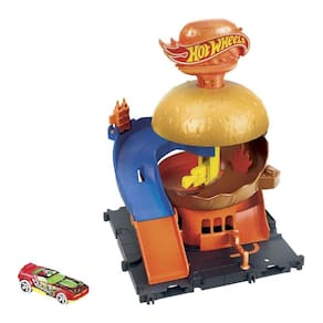 Pista Hot Wheels City Lanchonete de Hambúrgueres - Mattel HDR26