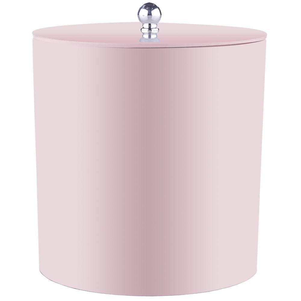 Lixeira para Banheiro Rosa Claro 20 x 20cm - 6,2l