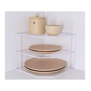 Organizador de Pratos Horizontal 3N Bel – Viena – Branco - 990801