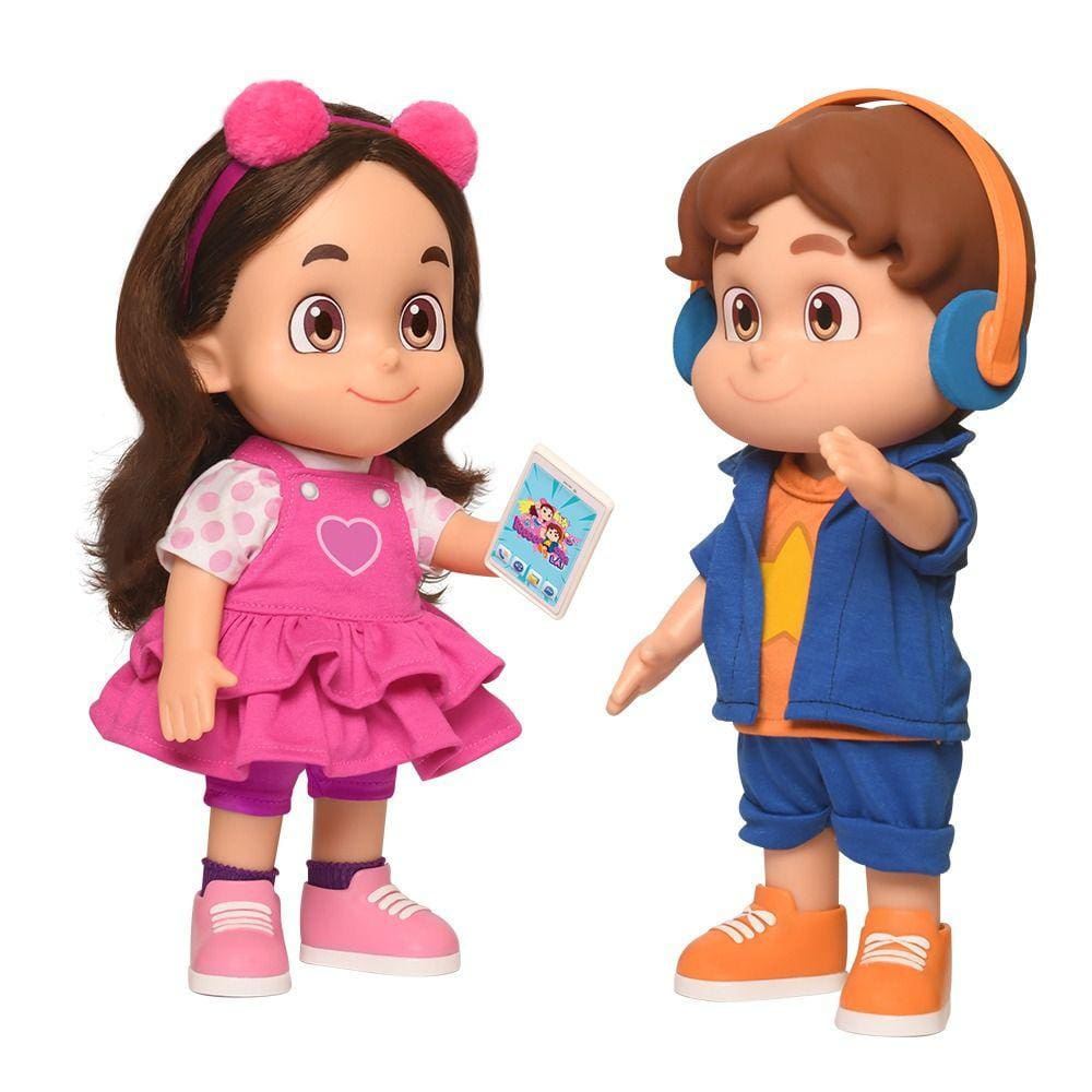 Kit Boneca Maria Clara E JP Youtubers Com Som E Acessório