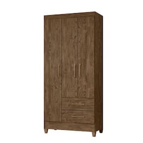 Guarda Roupa Roupeiro Lima 3 Portas 2 Gavetas e 4 Prateleiras Moval