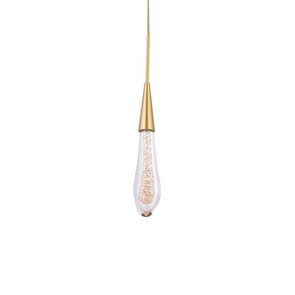 Lustre Pendente Nordecor Leah 2409 Dourado Led Bivolt