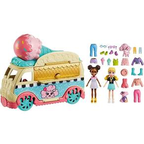 Veículo e Boneca - 2 em 1 - Polly Pocket - Jatinho Fabuloso - Mattel