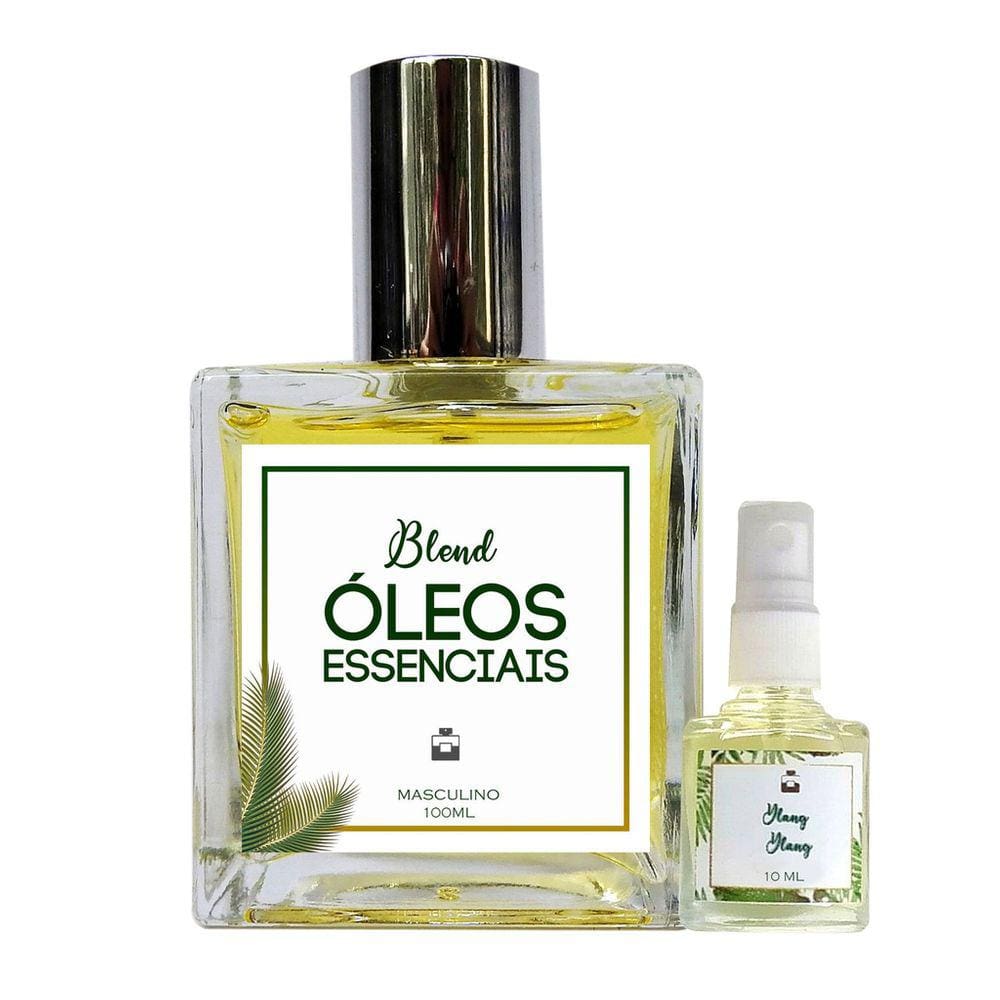 Perfume Flor de Maçã & Ylang Ylang 100ml Masculino - Blend de Óleo Essencial Natural + Perfume de presente