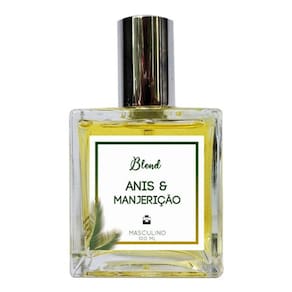Perfume Anis & Manjerição 100ml Masculino - Blend de Óleo Essencial Natural + Perfume de presente