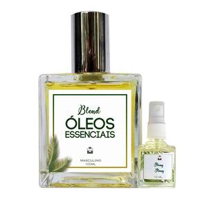 Perfume Camomila & Flor de Lótus 100ml Masculino - Blend de Óleo Essencial Natural + Perfume de presente