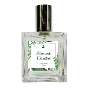 Perfume Masculino Black Almíscar Oriental 100ml - Com Óleo Essencial Natural