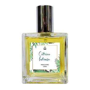 Perfume Masculino Cítrico Intenso 100ml - Com Óleo Essencial Natural