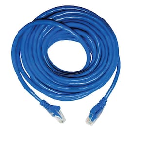 Cabo de Rede Patch Cord UTP CAT5E 26AWG 10m Azul – Seccon