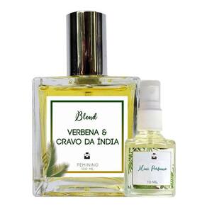 Perfume Verbena & Cravo da Índia 100ml Feminino - Blend de Óleo Essencial Natural + Perfume de presente