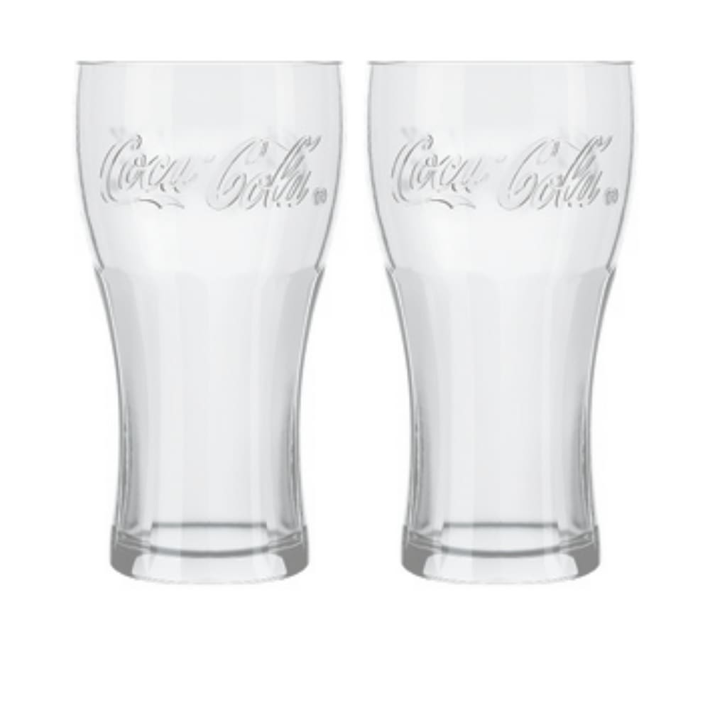 Kit Copo Coca-Cola Contour De Vidro 300ML Nadir Figueiredo 2Un