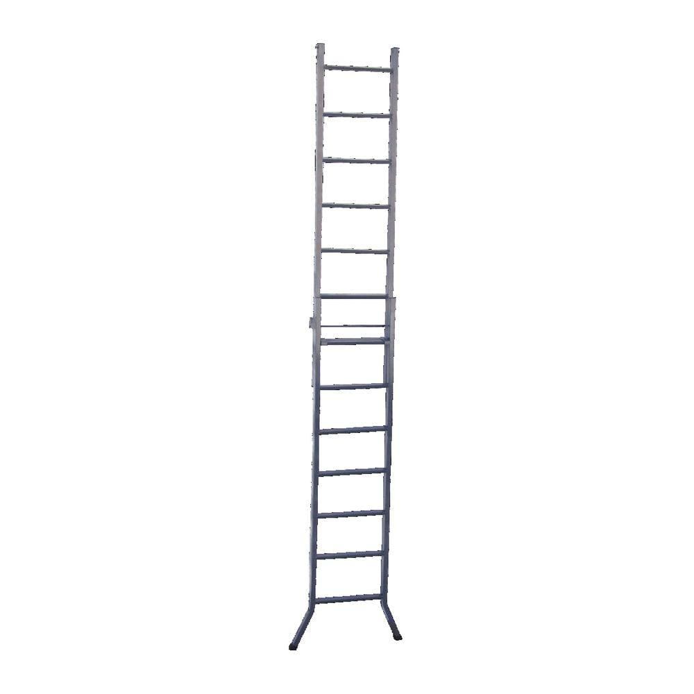 Escada 3 em 1 Extensiva em Chapa de Aço 13 e 7 degraus 390cm