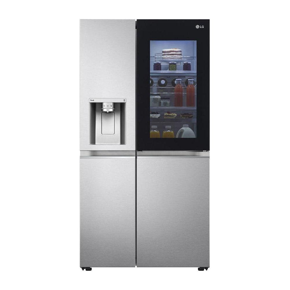 Geladeira Smart LG Side by Side InstaView Craft Ice UVnano 598 litros Motor Inverter GC-X257CSH1