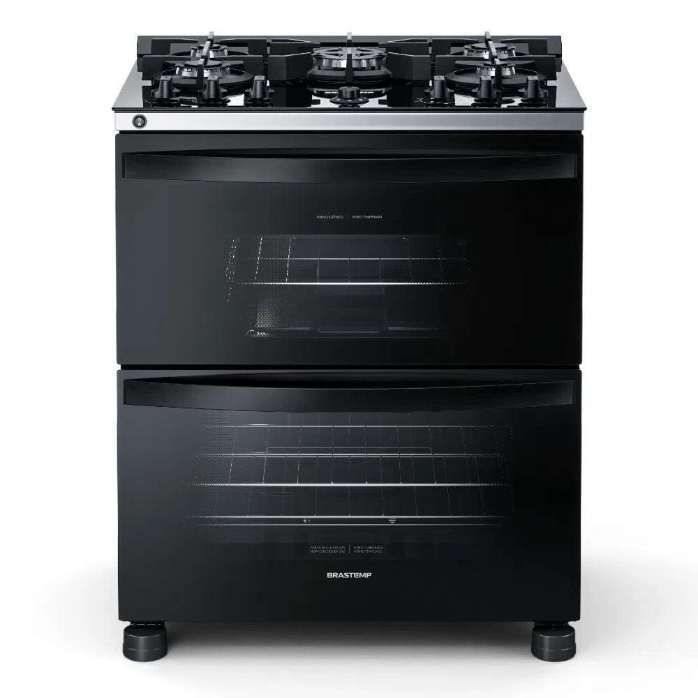 Cooktop 5 bocas preto brastemp220v Pontofrio
