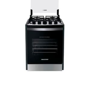 Fogão Brastemp 4 Bocas de embutir Inox BYO4EBR