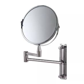 Espelho De Aumento Articulado Inox Mor De Parede