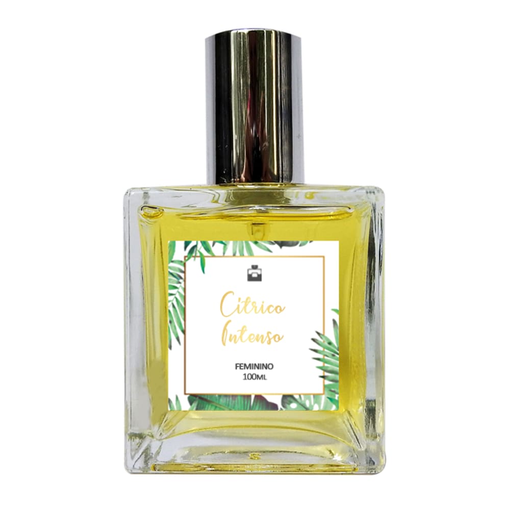 Perfume Feminino Cítrico Intenso 100ml - Com Óleo Essencial Natural