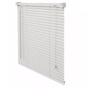 Persiana Horizontal PVC Branca 80 (L) x 160 (A) Cortina Completa C/ Kit de instalação 0,80 x 1,60