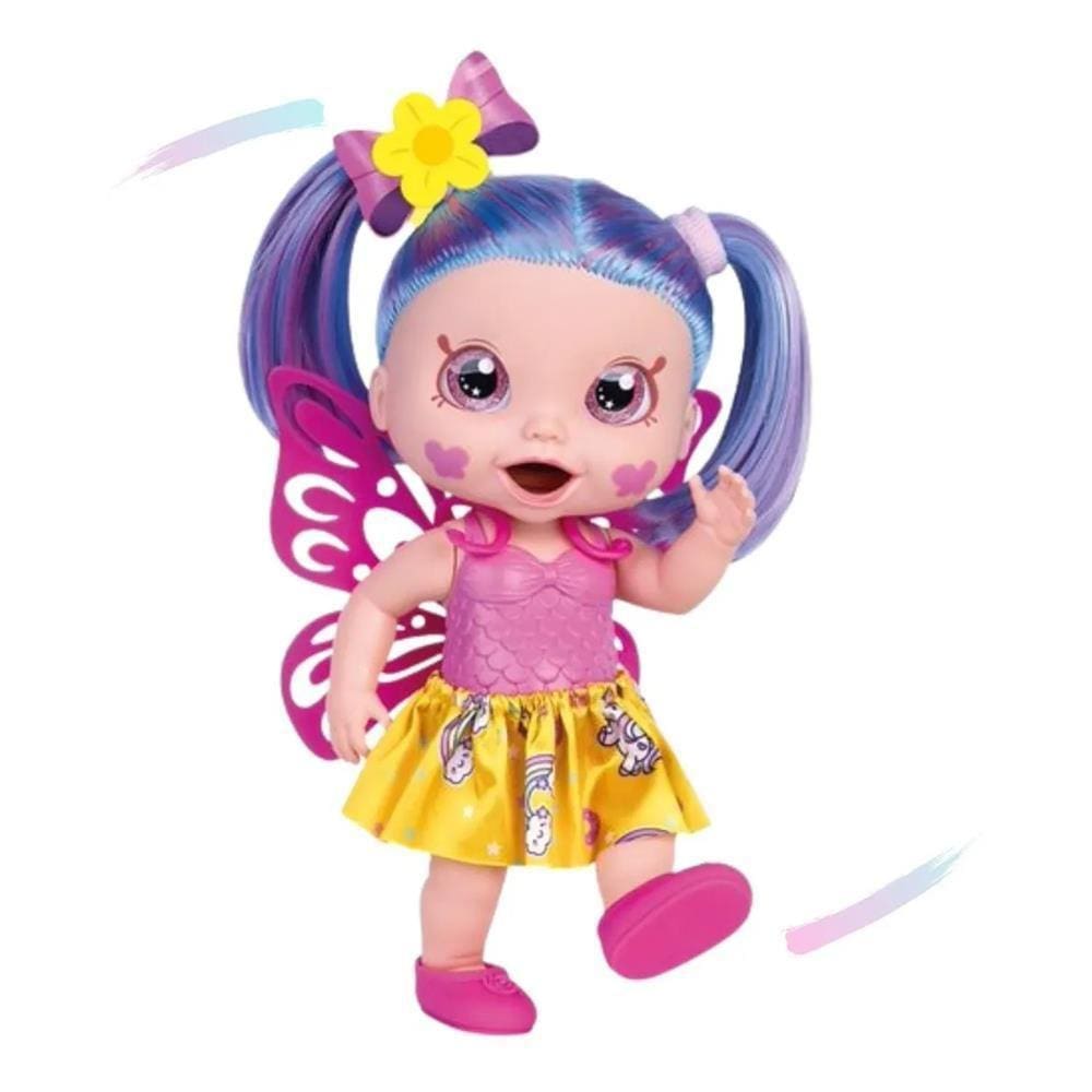 Boneca Baby Collection Butterfly 513 Super Toys