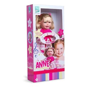 Boneca Anne Cante Comigo C/ Cabelo 42Cm 333 Super Toys