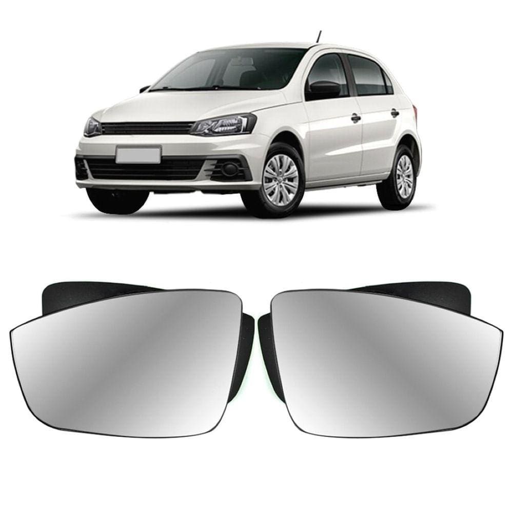 Lente Retrovisor Vw Gol 2010 a 2019 Escolha o Lado