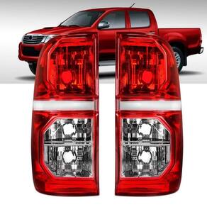 Par Lanterna Traseira Toyota Hilux 2012 a 2015 Bicolor