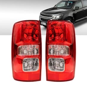 Par Lanterna Traseira GM S10 2012 a 2021 Bicolor