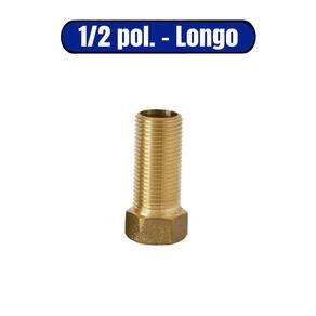 Prolongador Latão 1/2 pol. LONGO - GARDEN (10859E)