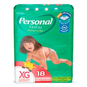 Fralda Personal Soft E Protect Jumbo XG Com 18 Unidades