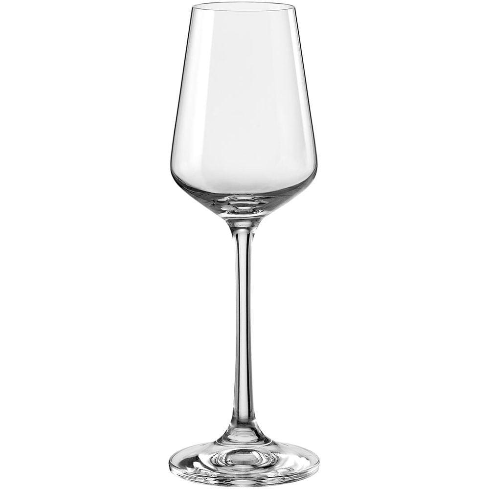 BOHEMIA SANDRA TAÇA LICOR 18x6x6cm 65ml CRISTAL TRANSP 6PÇ