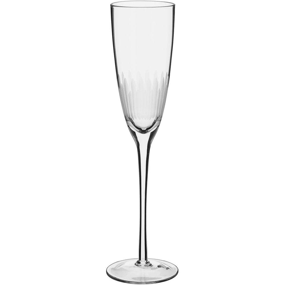 BALLET TAÇA CHAMPANHE 28x8x8cm 250ml VIDRO TRANSP 6PÇ