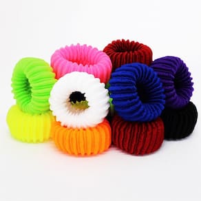 Kit 60 Elásticos Liso 5,0cm Grossa Grande Prender Amarrar Cabelo Rabicó Xuxão Laycra Xuxinha